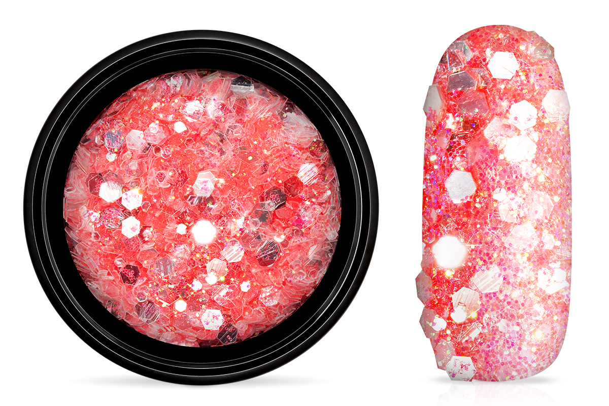 Jolifin LAVENI Crystal Glitter - coral