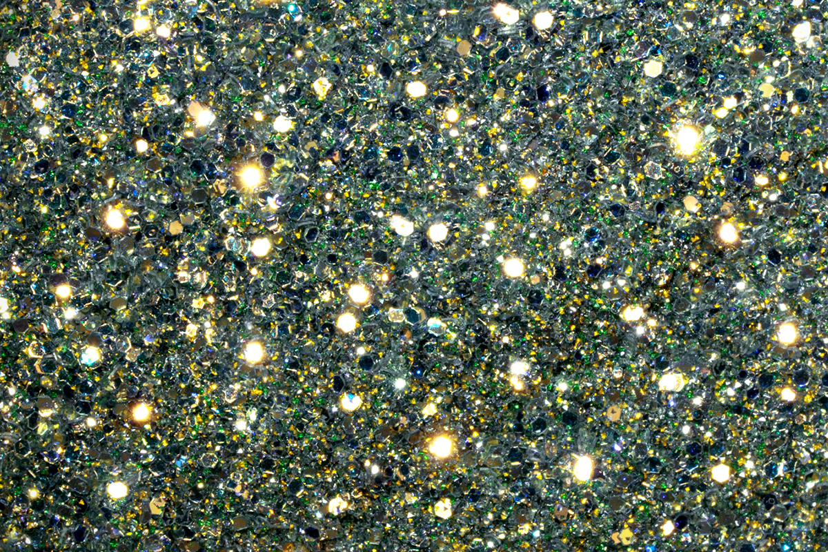 Jolifin LAVENI FlashOn Glitterpuder - golden green