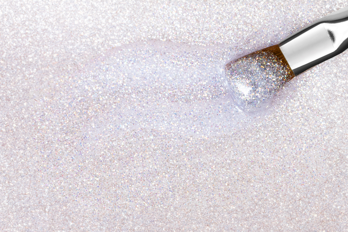 Jolifin LAVENI Farbgel - white miracle Glitter 5ml