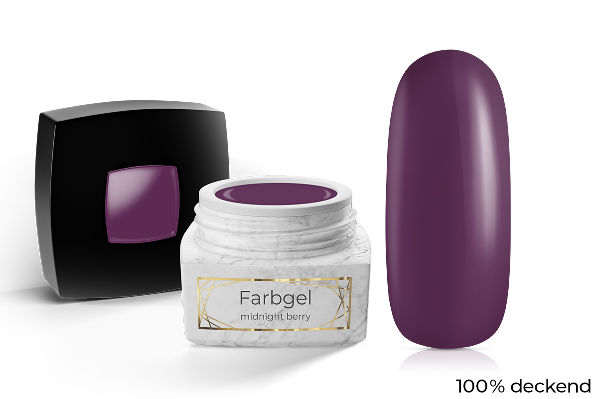 Jolifin LAVENI PRO Farbgel - midnight berry 5ml