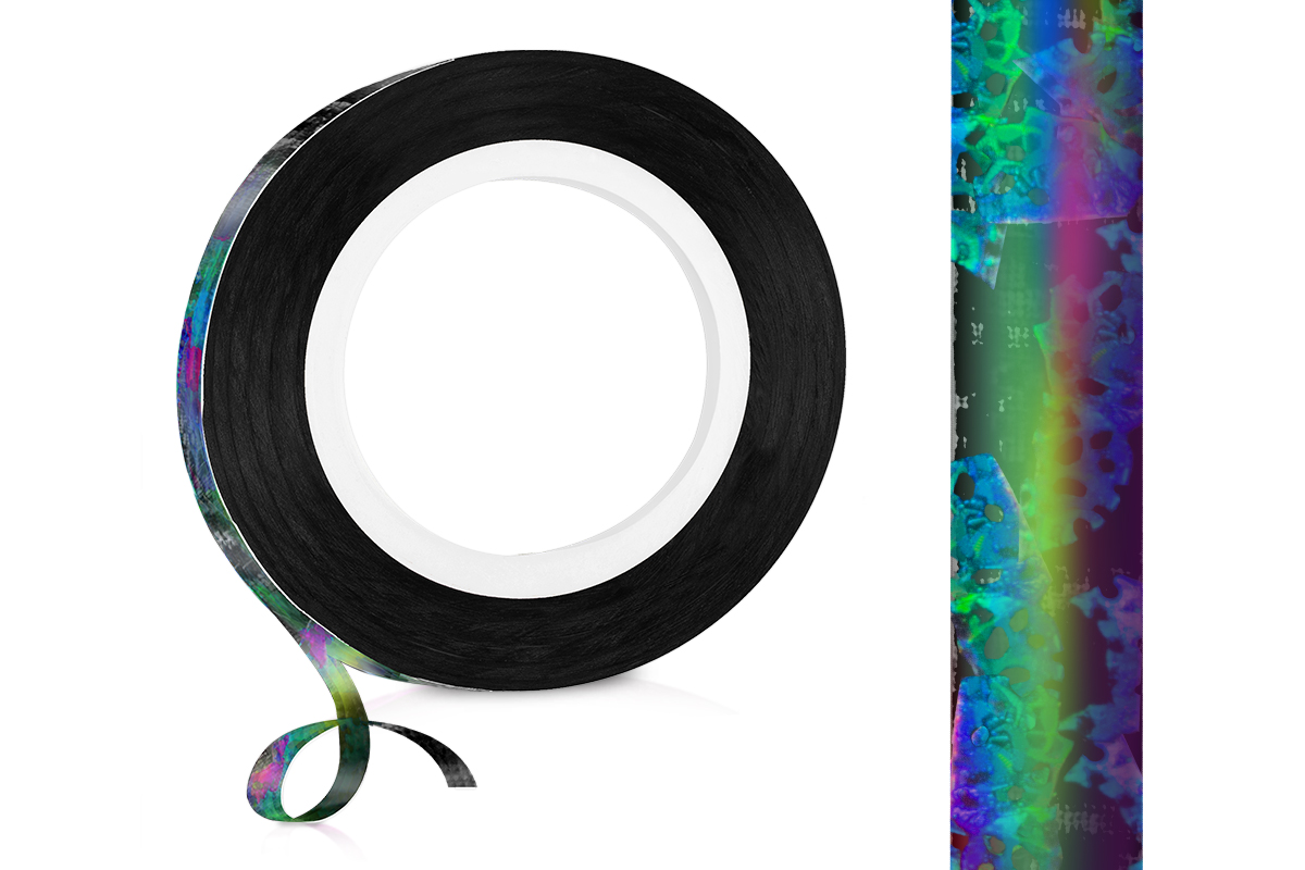 Jolifin Pinstripes hologramm schwarz - 3mm