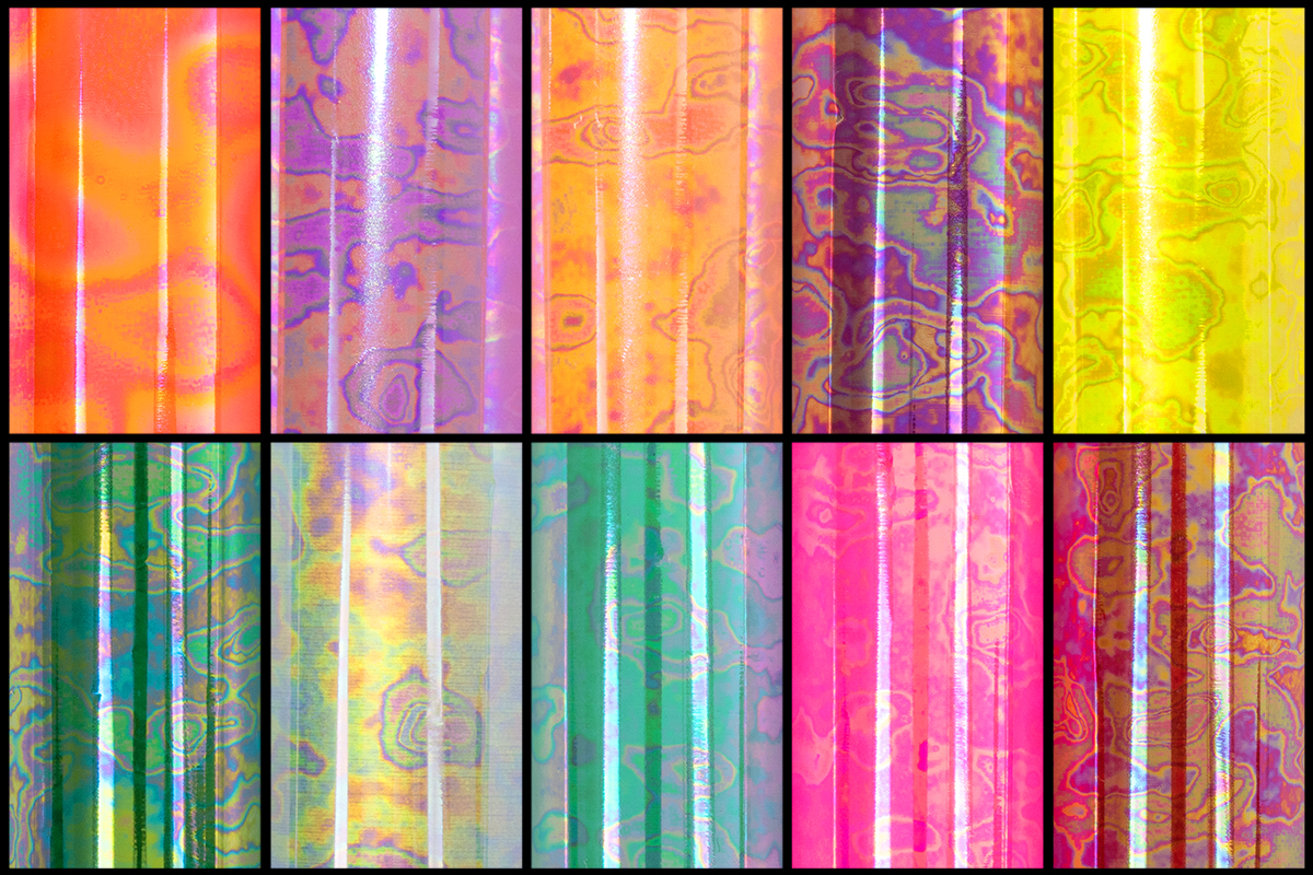 Jolifin Transfer Nail Foils Box - Oily Marble
