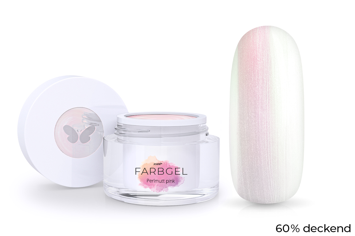 Jolifin Farbgel Perlmutt pink 5ml