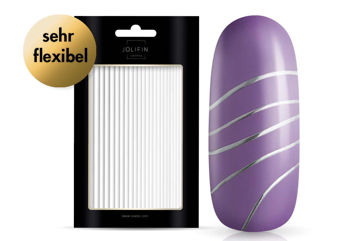 Jolifin LAVENI XL Sticker - Stripes silver