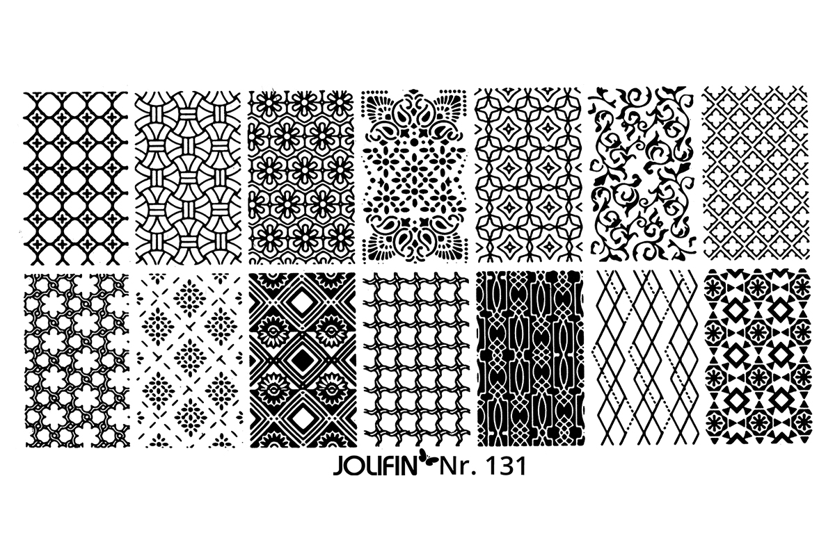 Jolifin Stamping-Schablone Nr. 131