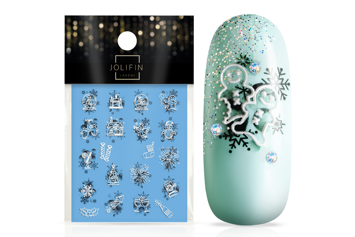 Jolifin LAVENI 3D Tattoo - Christmas No. 5