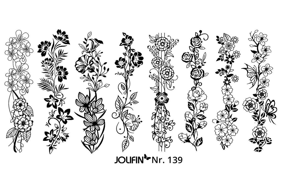 Jolifin Stamping-Schablone Nr. 139