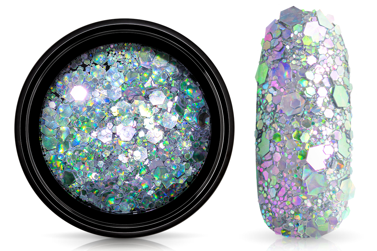 Jolifin Supernova Glitter - hologramm mint