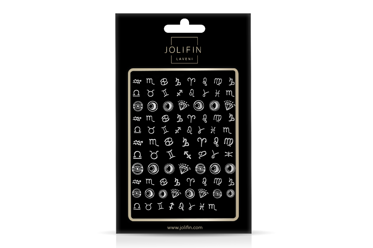 Jolifin LAVENI XL Sticker - silver 39 
