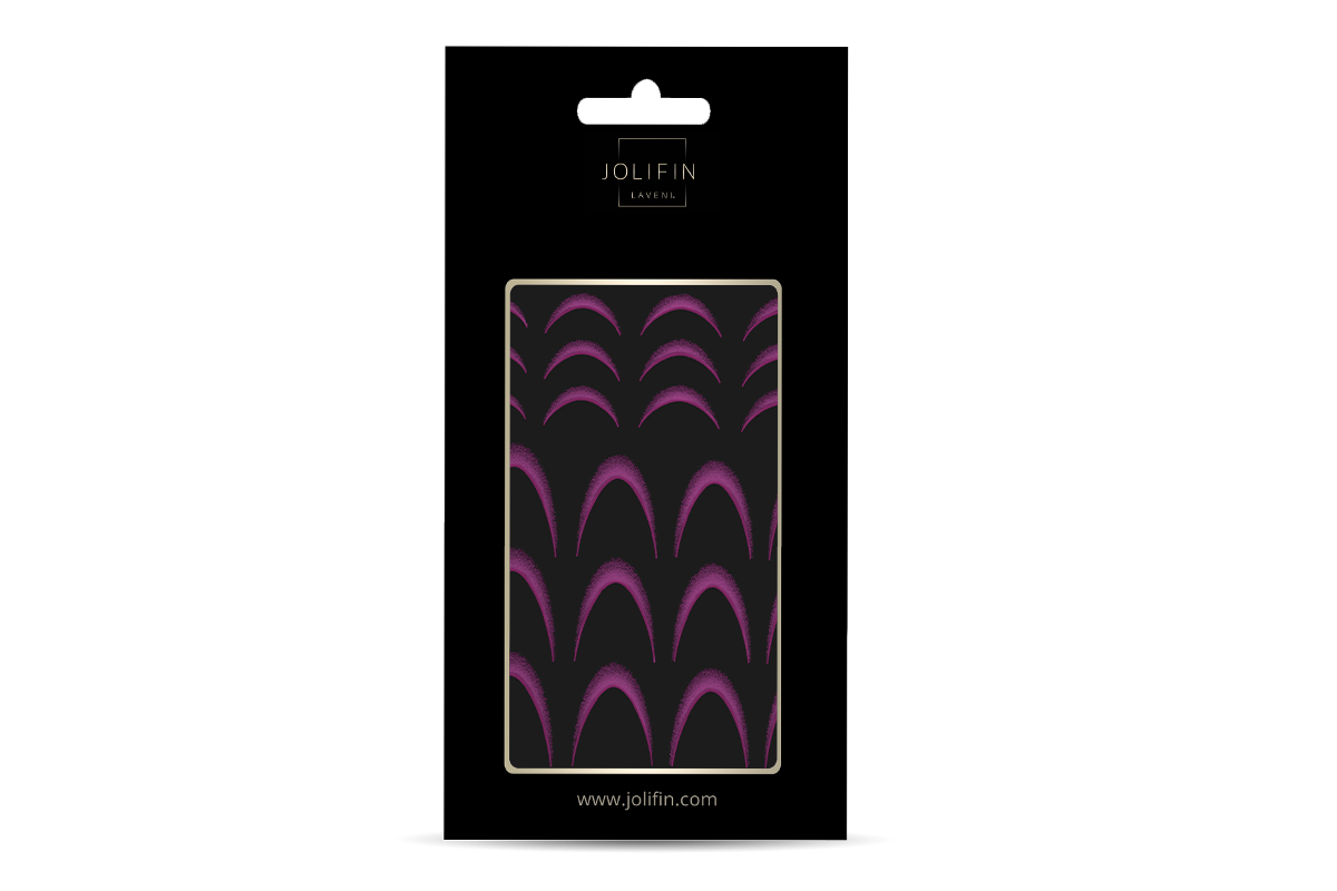 Jolifin LAVENI XL Stickers - Ombre French pastel pink