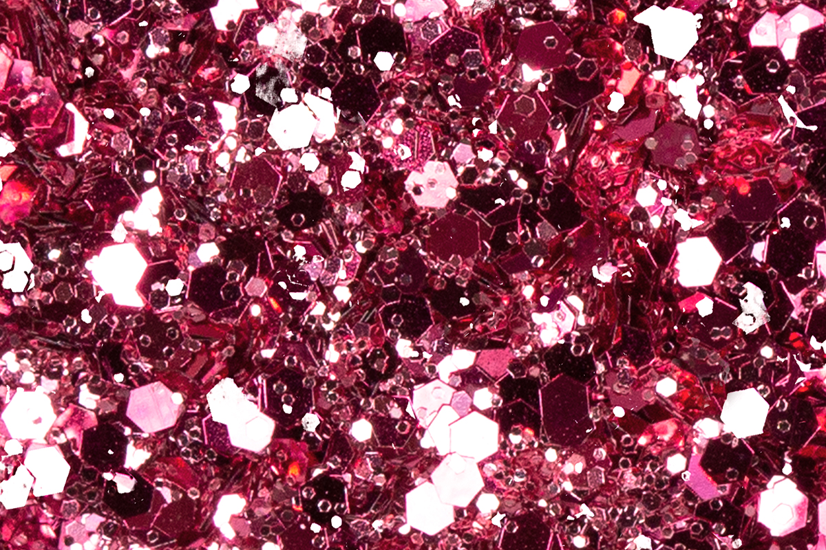 Jolifin LAVENI Sparkle Glitter - rosy roses