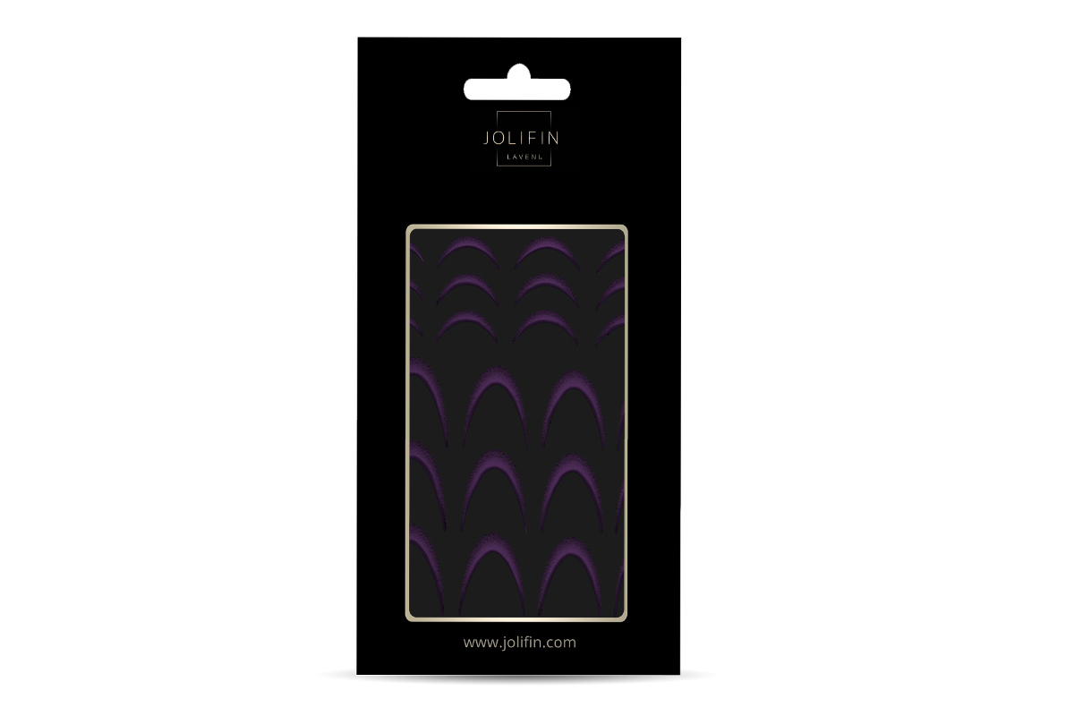Jolifin LAVENI XL Sticker - Ombre French purple