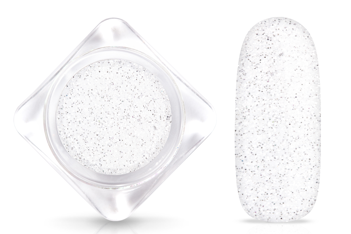 Jolifin Glitterpuder - crystal weiss