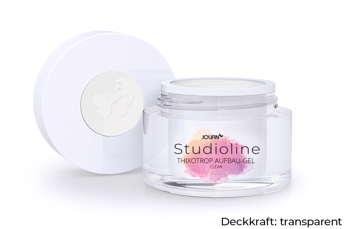 Jolifin Studioline - Thixotrop Aufbau-Gel clear 15ml