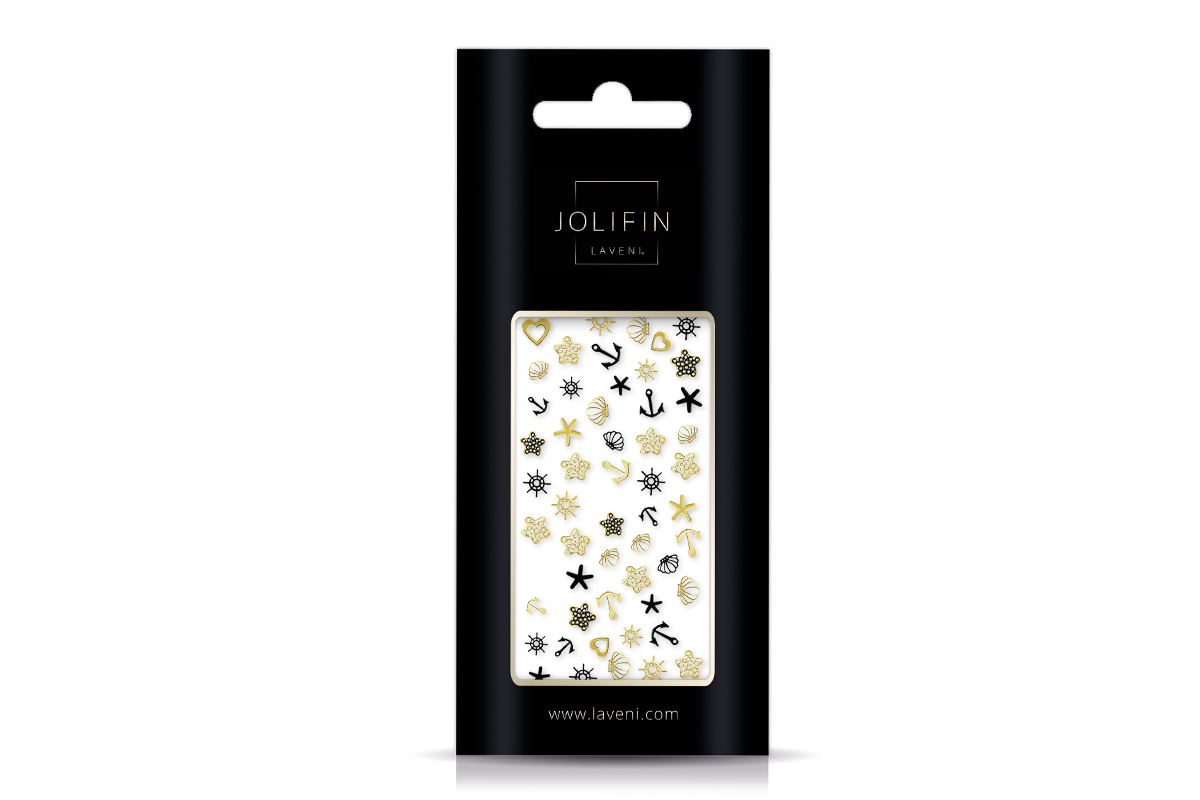 Jolifin LAVENI Long Sticker - gold