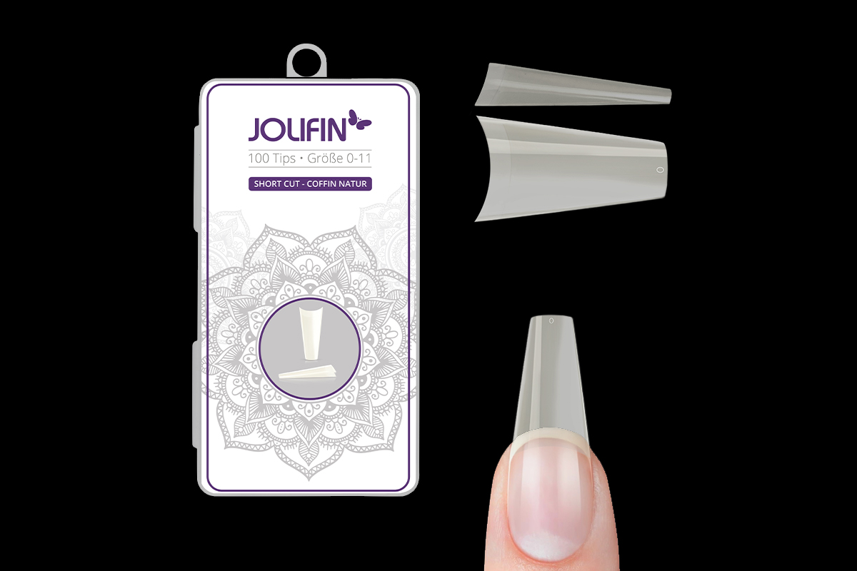 Jolifin 100er Tipbox Short Cut - coffin natur