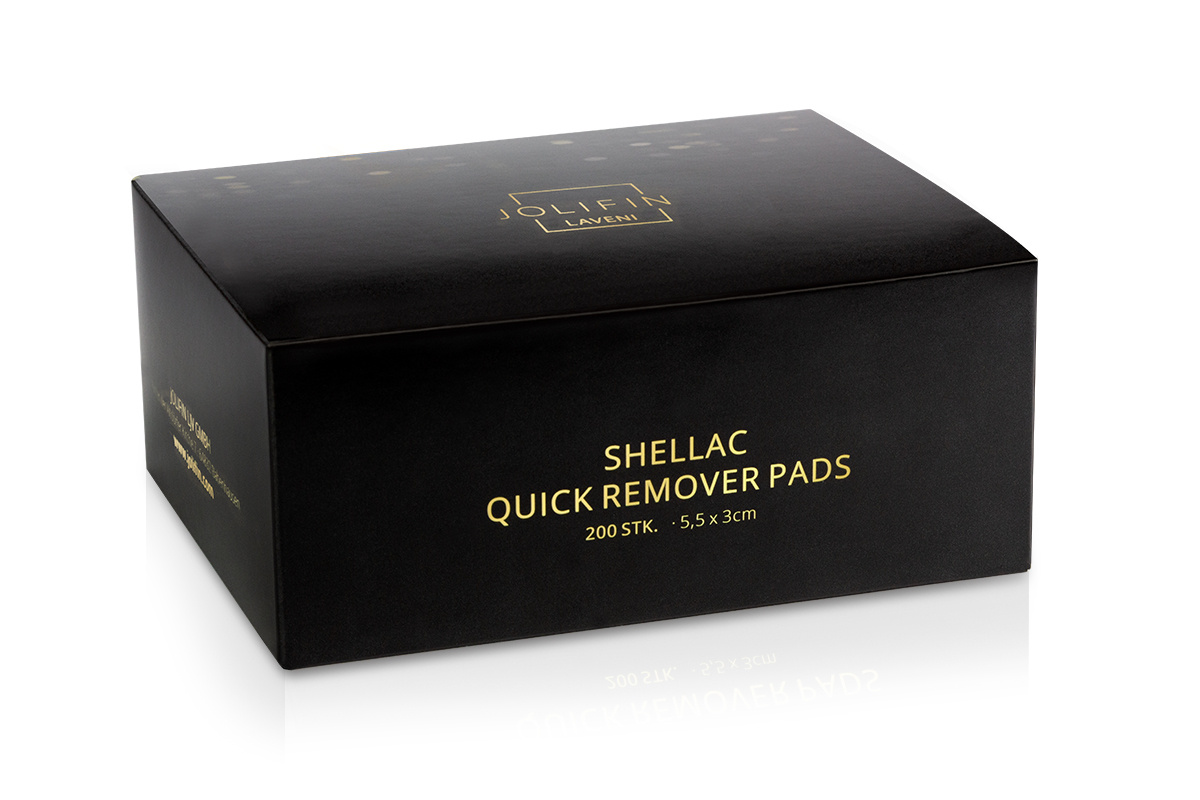 Jolifin LAVENI Shellac - Quick Remover Pads 200 Stk.