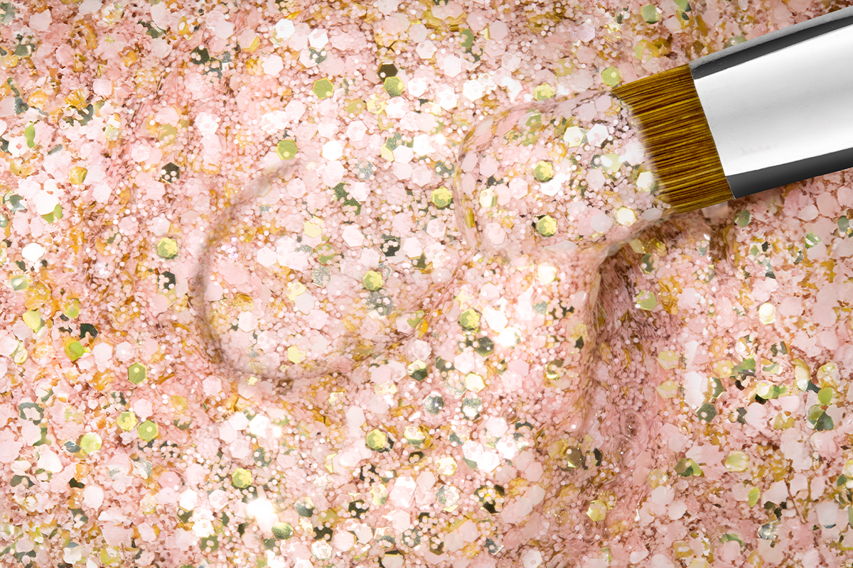 Jolifin LAVENI Farbgel - ice cream Glitter 5ml