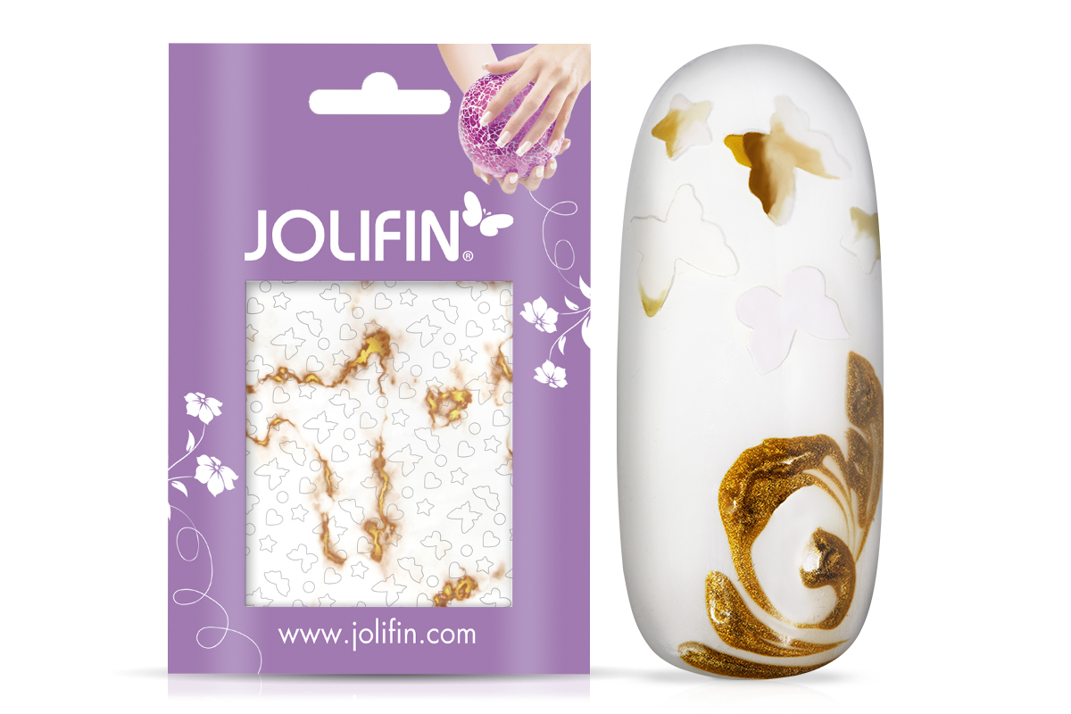 Jolifin Marble Sticker - Butterfly Mix Nr. 3