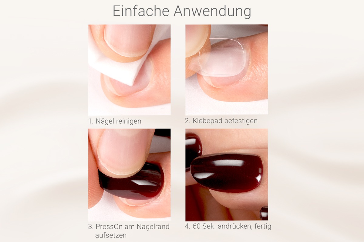 Jolifin SoftGel PressOns - short square - French-white