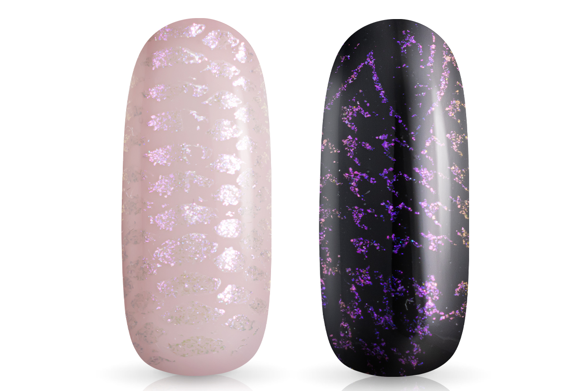 Jolifin Stamping-Lack - aurora FlipFlop pink & purple 12ml