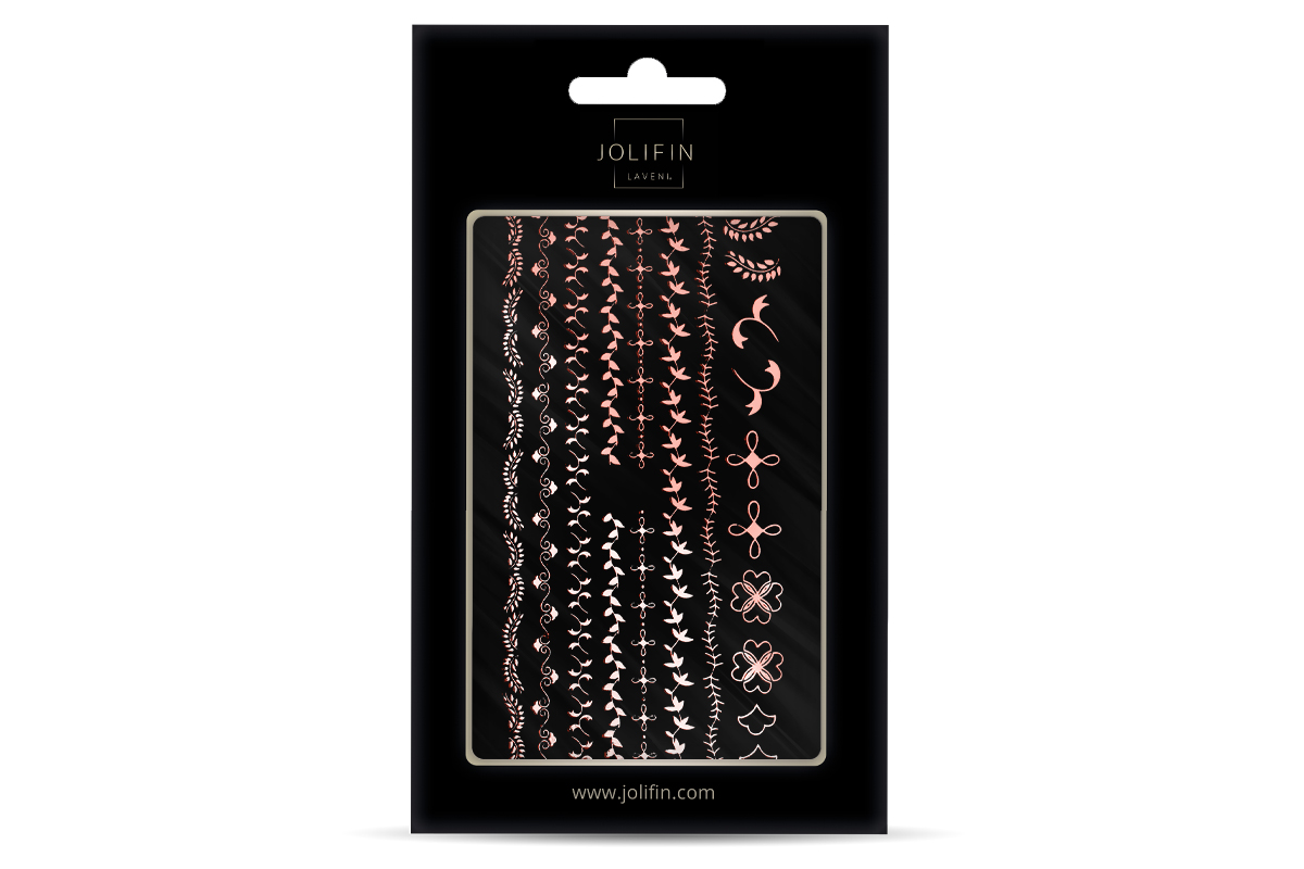 Jolifin LAVENI XL Sticker - rosé-gold Nr. 7