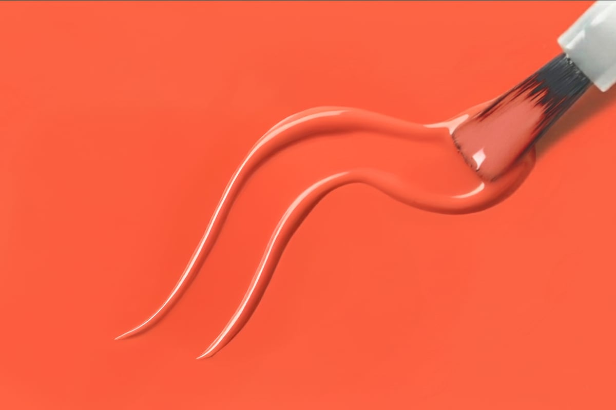 Jolifin LAVENI Shellac - pastel neon-coral 10ml