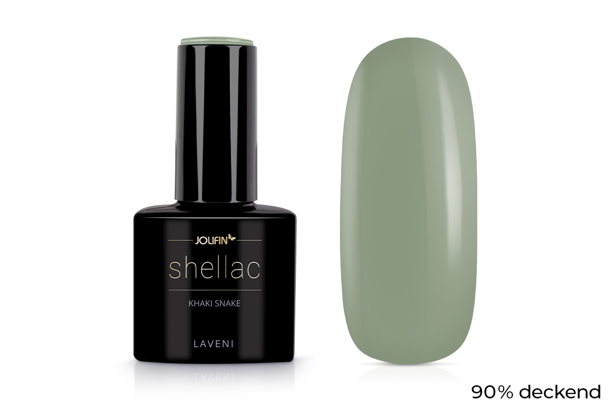 Jolifin LAVENI Shellac - khaki snake 10ml