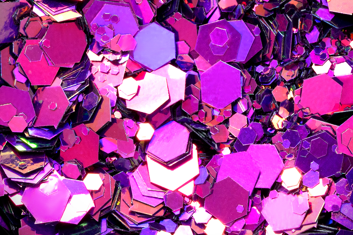 Jolifin LAVENI TriColor Chameleon Glitter - purple