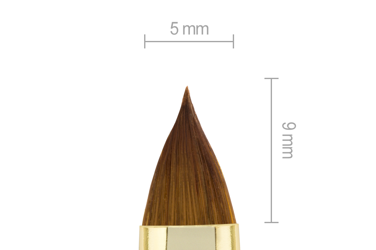 Jolifin LAVENI Brush - Cat's Tongue size 4