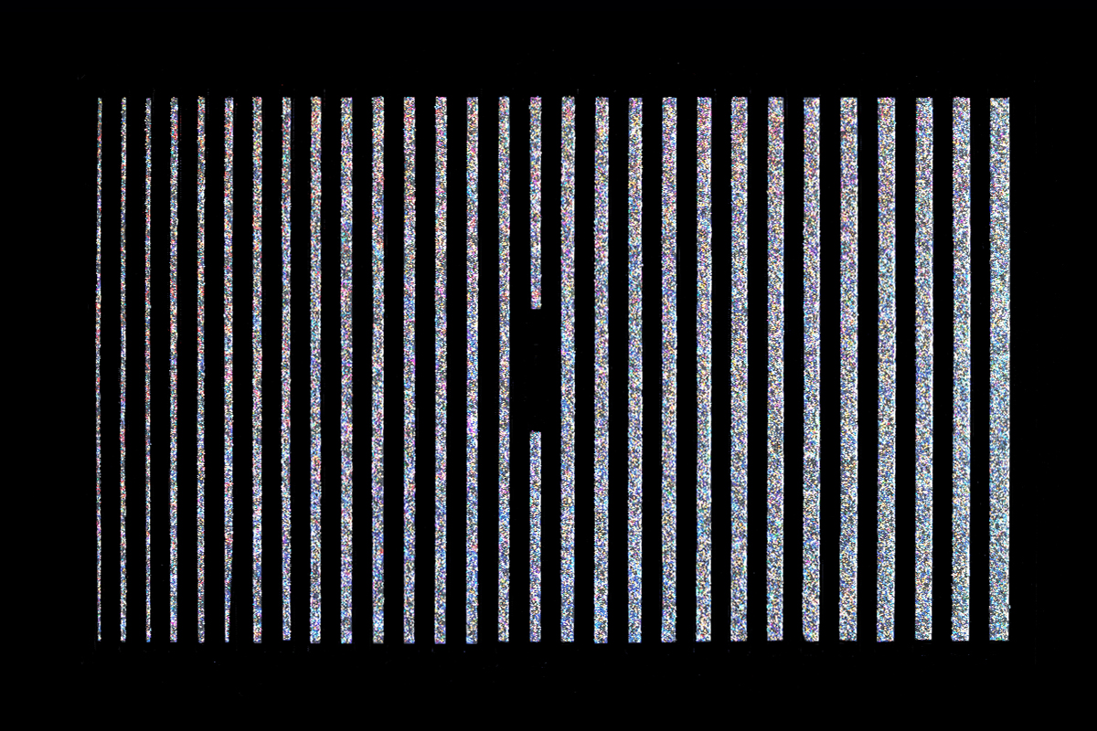 Jolifin LAVENI XL Sticker - Hologramm Glitter Stripes silver 