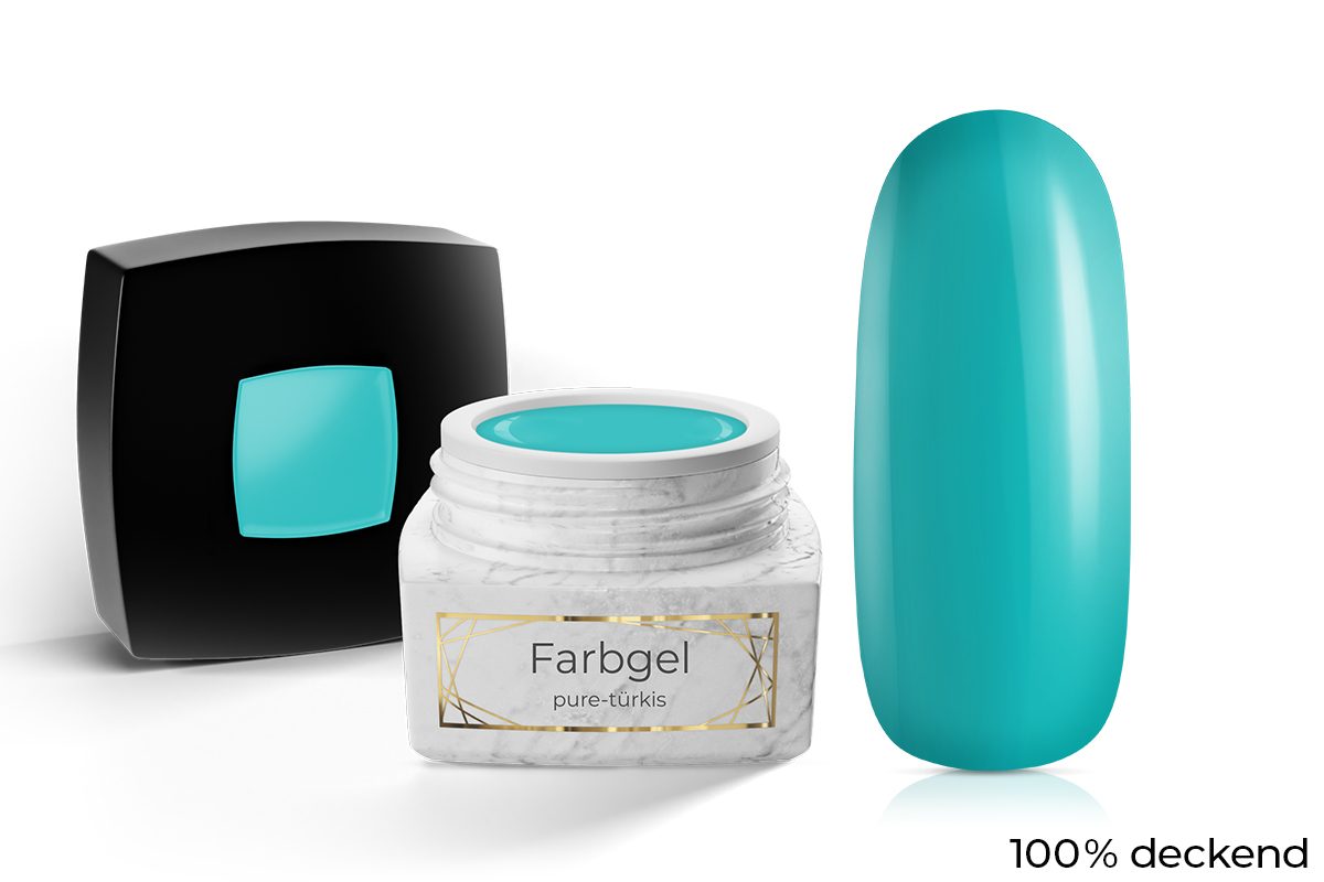 Jolifin LAVENI PRO Farbgel - pure-türkis 5ml