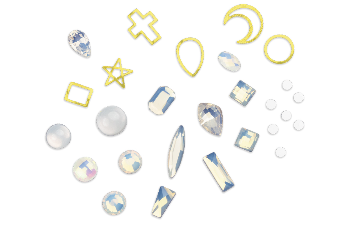 Jolifin LAVENI Luxury Nail Art Mix - opal white