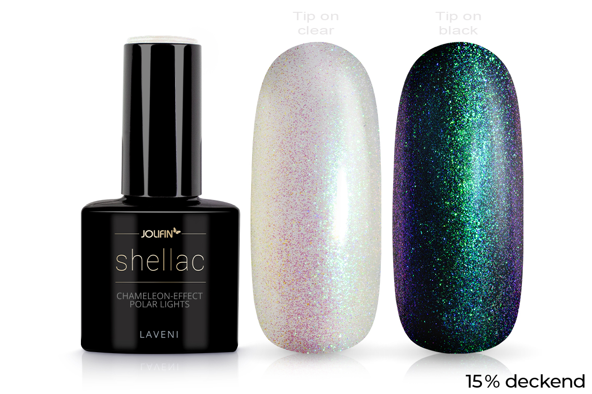 Jolifin LAVENI Shellac - Chameleon-Effect polar lights 10ml