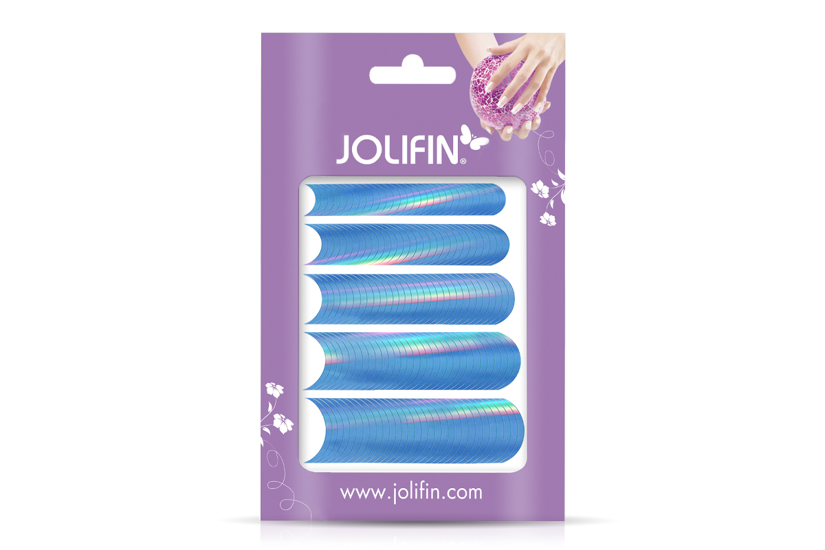 Jolifin Chrome natural French Sticker blau