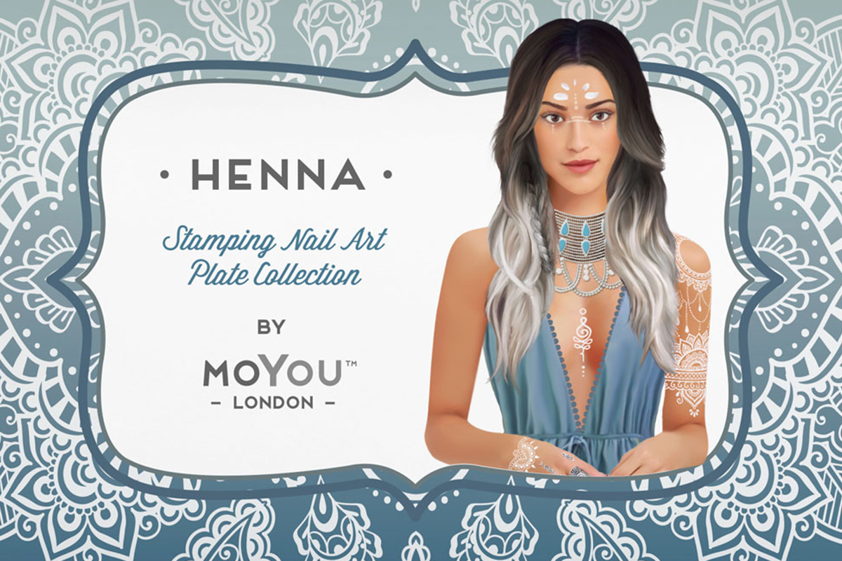 MoYou-London Schablone Henna Collection 10