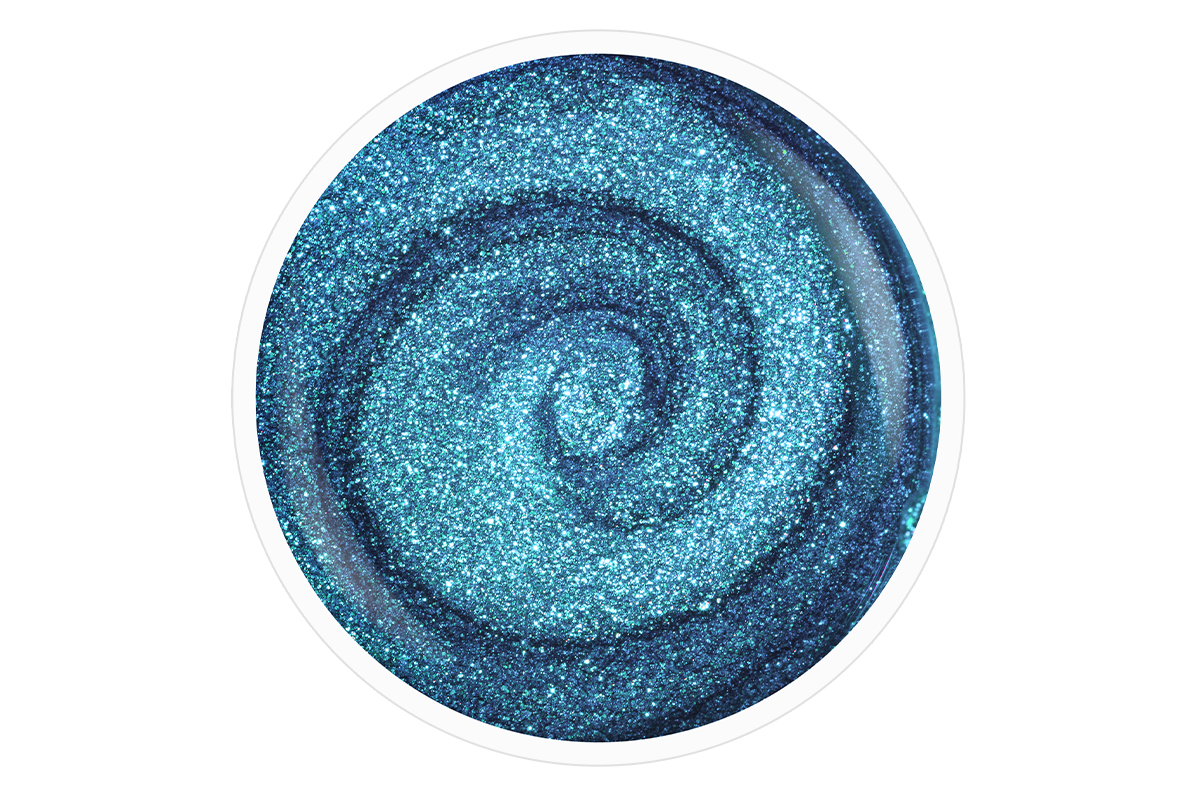 Jolifin Stamping Lacquer - turquoise glitter 12ml