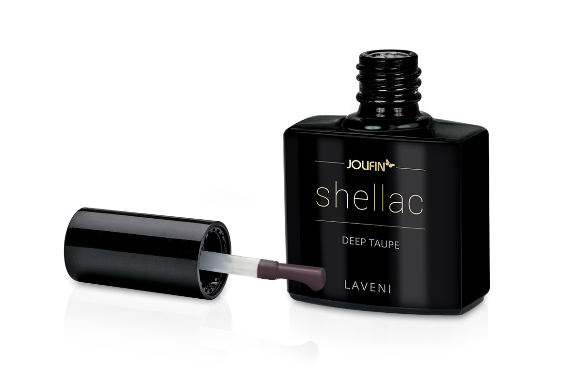 Jolifin LAVENI Shellac - deep taupe 10ml