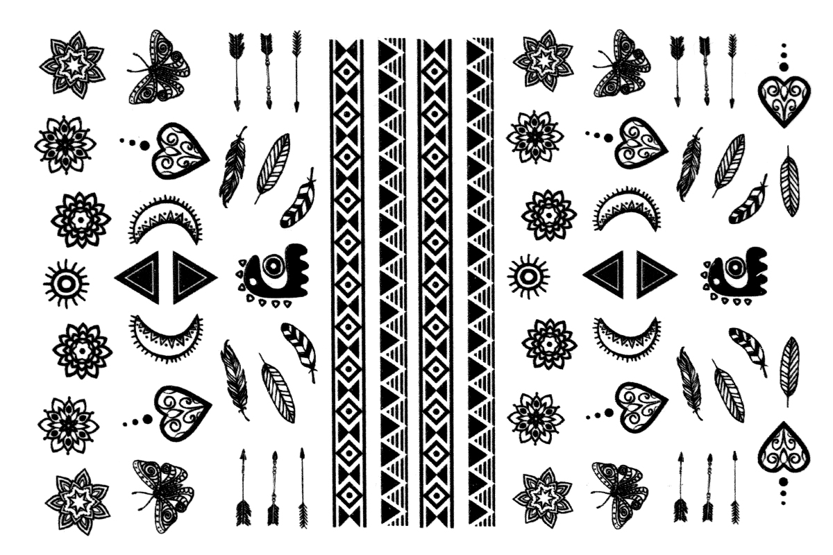 Jolifin Black Elegance Tattoo No. 72