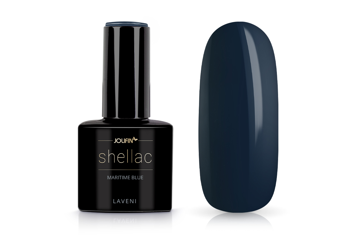 Jolifin LAVENI Shellac - maritime blue 10ml