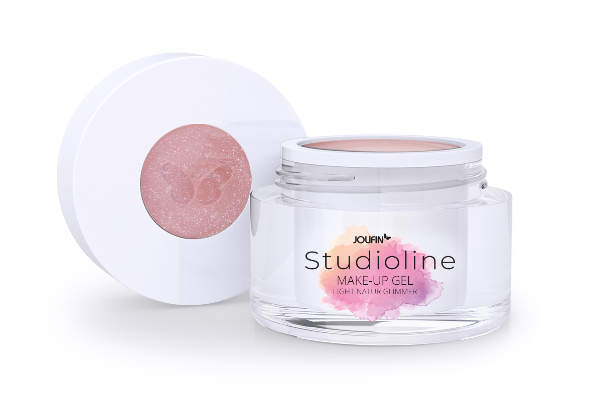 Jolifin Studioline - Make-Up Gel light natur Glimmer 15ml