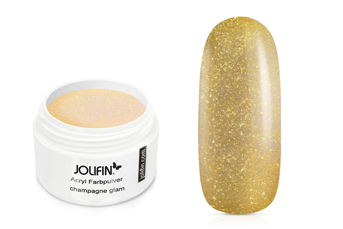 Jolifin Acryl Farbpulver - champagne glam 5g