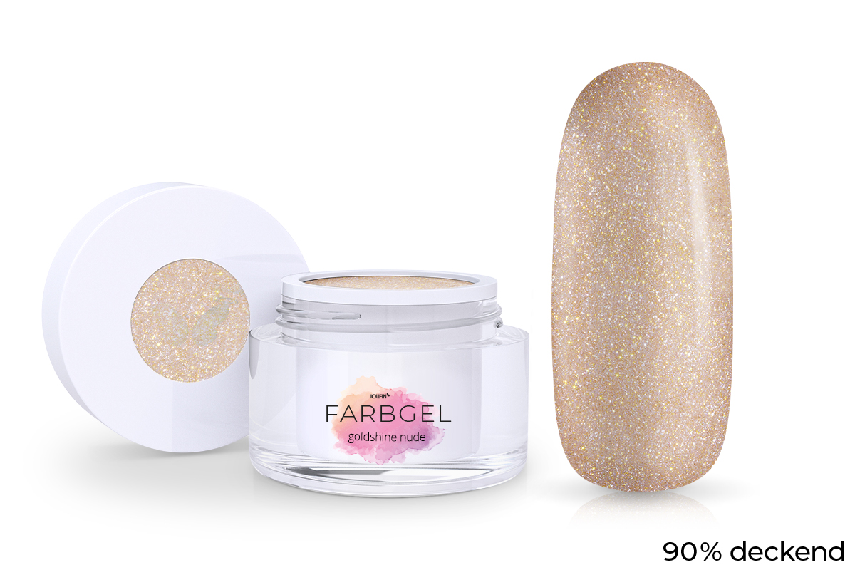 Jolifin Farbgel goldshine nude 5ml