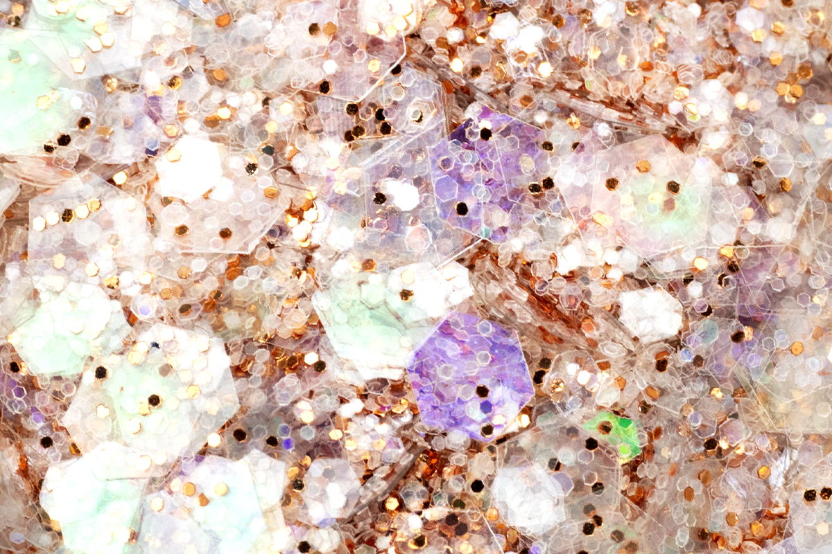 Jolifin Bio Illusion Glitter - copper