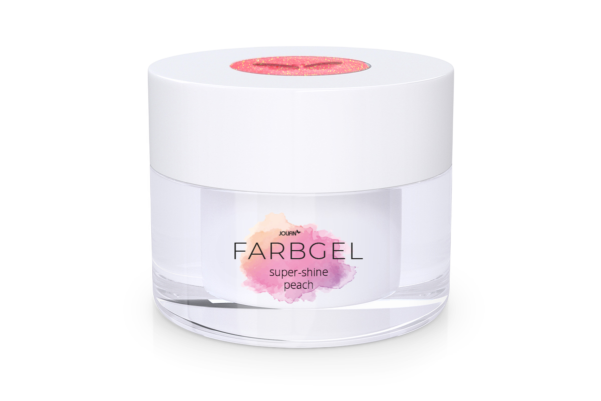Jolifin colour gel super-shine peach 5ml