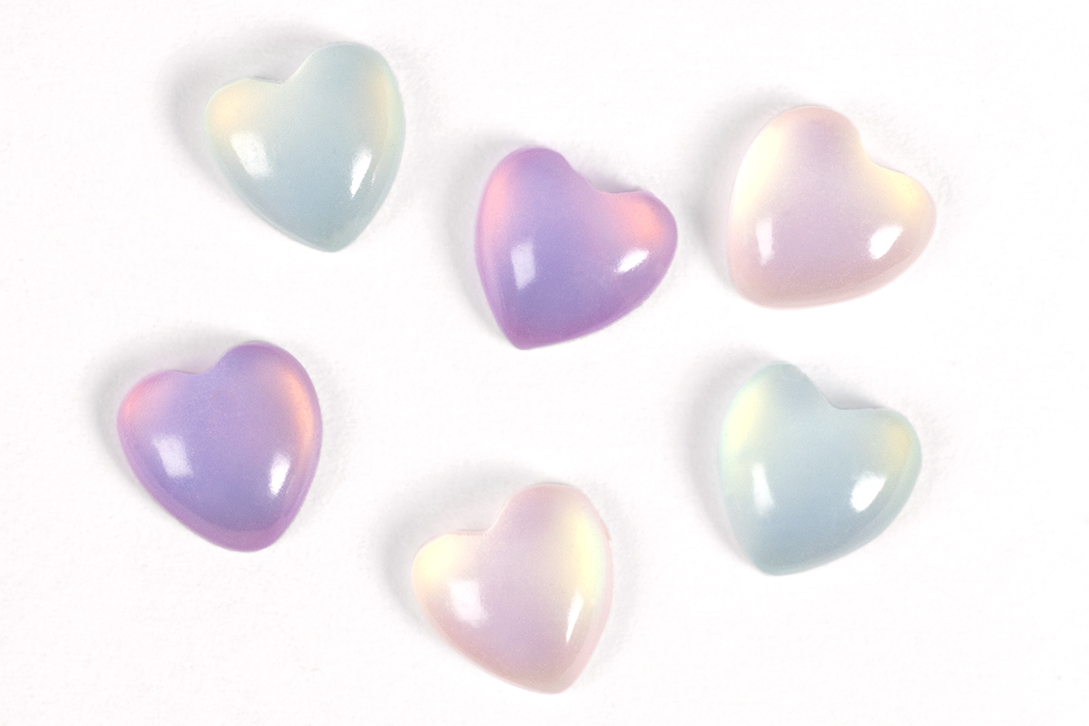 Jolifin Overlay - Aurora Cat-Eye Herzen pastell