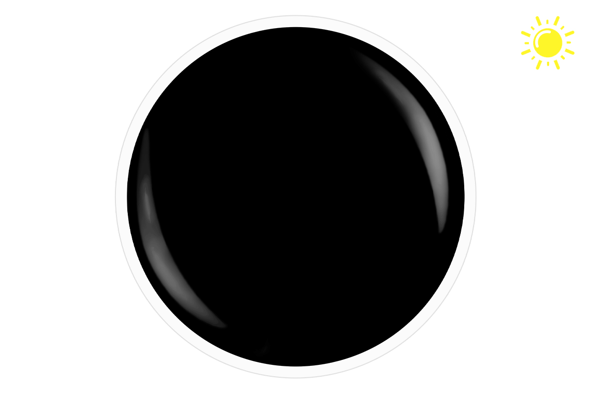 Jolifin LAVENI Shellac - nightshine black 10ml