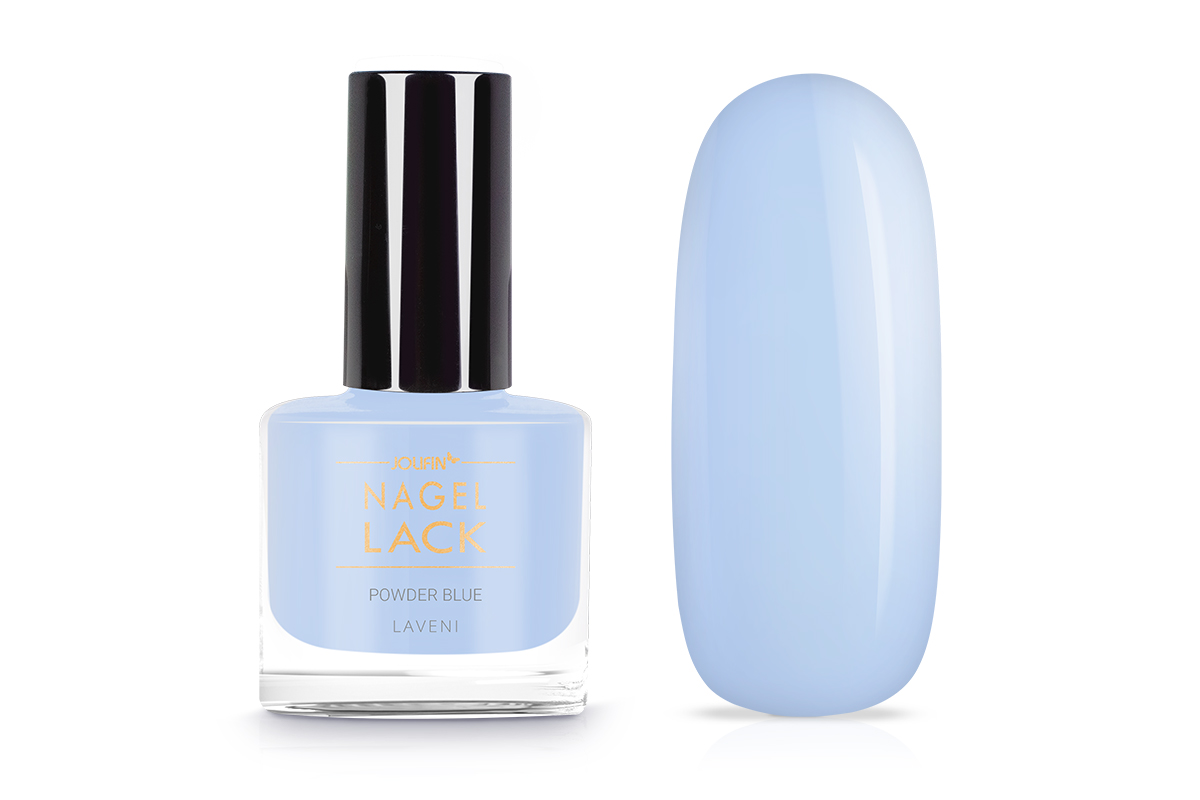 Jolifin LAVENI Nagellack - powder blue 9ml