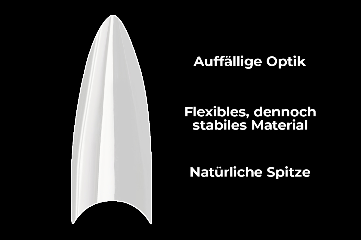 Jolifin 100er Tipbox Stiletto natur