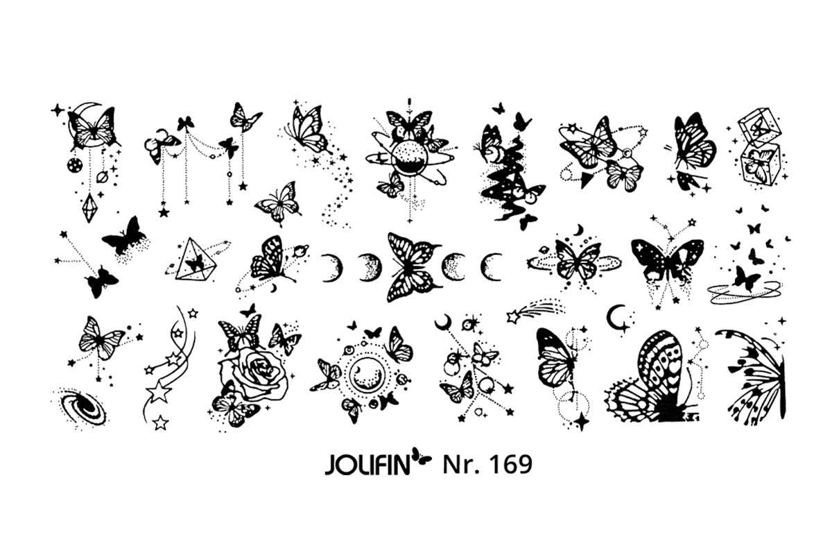 Jolifin Stamping-Schablone Nr. 169